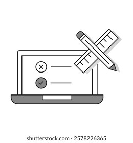 Project Planning Tools Icon Representing Workflow Management, Task Organization, and Productivity Enhancement