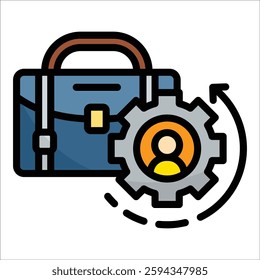 Project Portfolio Icon Element For Design