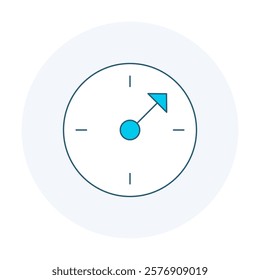 Project Production Management Icon. Workflow and Process Optimization Illustration for Project Planning.