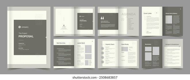 Diseño de Propuesta de Proyecto, Diseño de Propuesta de Negocio, Plantilla de Propuesta