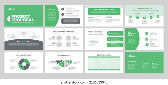 Project proposal presentation template design