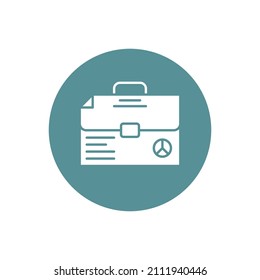 project requirements icon vector isolated on white background