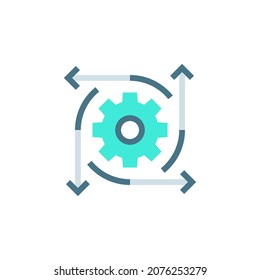 PROJECT REVENUE icon in vector. Logotype