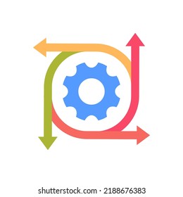 Project Revenue icon in vector. Logotype
