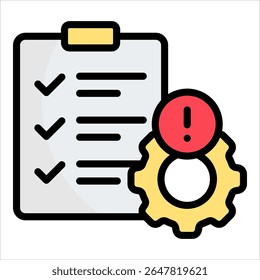Elemento De Icono De Riesgo De Proyecto Para Diseño