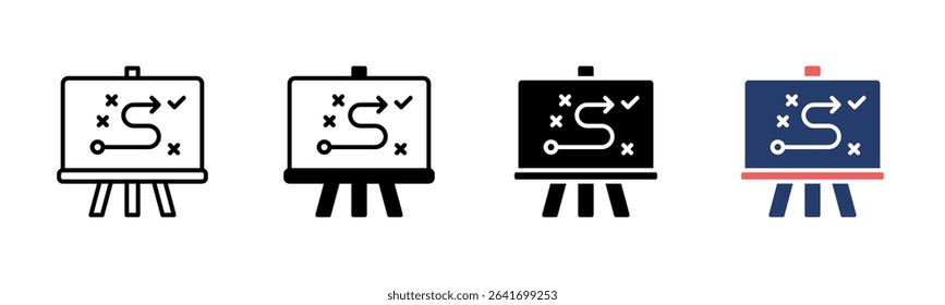 Project Roadmap icon sheet multiple style collection