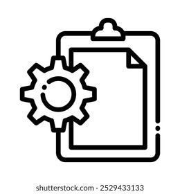 Ilustração do vetor de ícones simples do projeto