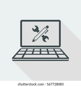 Project software - Vector icon