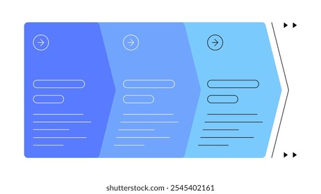 Etapas del proyecto. Barra de progreso y línea de tiempo. Elemento infográfico. Gráficos planos. Plantilla de diapositivas de presentación. Archivo de Vector.