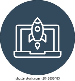 Project startup Isolated Vector icon which can easily modify or edit   

