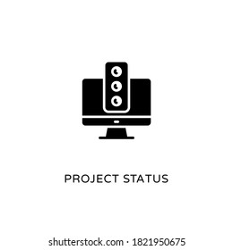 Project Status Icon In Vector. Logotype
