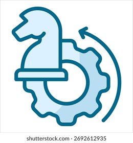 Project Strategy Icon Element For Design