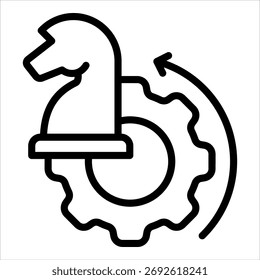 Elemento de icono de estrategia de proyecto para diseño