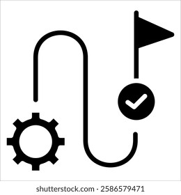 Project Success Icon Element For Design