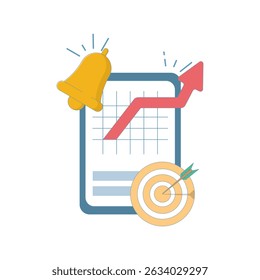 project task management concept. efficient management, strategy and performance, planning to complete work on time. business project planning. successful strategic task solutions. flat design.