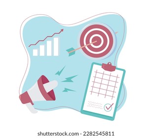 Project task management and effective time planning tools. Project development icon. 3d vector illustration. Work organizer, daily plan. Project manager tool, business, productivity online platform