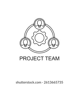 project team icon , business icon