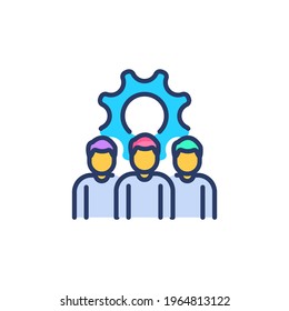 Project Team  icon in vector. Logotype