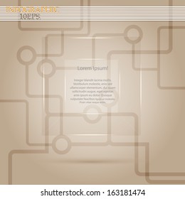 project template with lines and text areas  