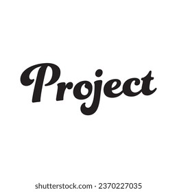 project text on white background.