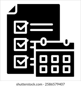 Project Timeline Icon Element For Design