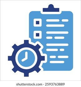 Project Timeline Icon Element For Design