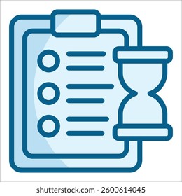 Project Timeline Icon Element For Design