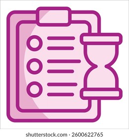 Project Timeline Icon Element For Design