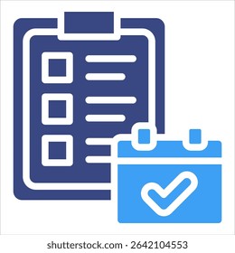 Project Timeline Icon Element For Design