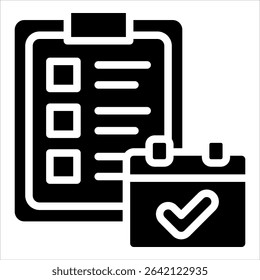 Project Timeline Icon Element For Design