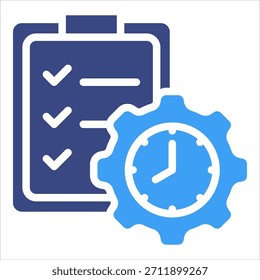 Elemento De Icono De Línea De Tiempo De Proyecto Para Diseño