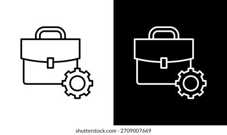 Esquema de la herramienta de proyecto Diseño de conjunto de iconos blancos