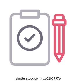 project vector color line icon 