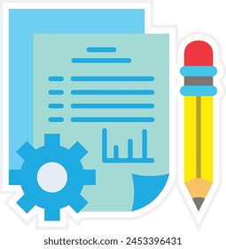 Project vector icon. Can be used for printing, mobile and web applications.