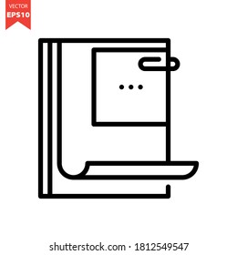 Project vector icon. Organization Icon Concept. Eps 10 vector illustration.