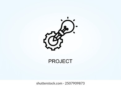 Project Vector Or Logo Sign Symbol Illustration