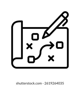 Project Vector outline icon. Eps10 file 