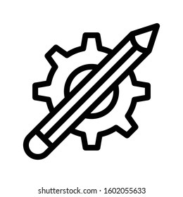 project vector thin line icon 
