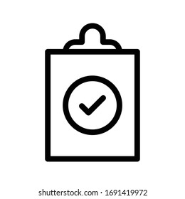 icono de línea delgada del vector del proyecto 