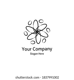Project version 5 
Simple and elegant abstract logo in black for beauty products companies, spa, boutique, yoga and more