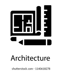 Project workflow depiction via presence of measuring scale with hierarchy of main entity is attached to further sub-entities 