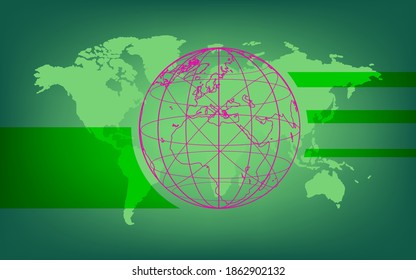 Projecting The Future world, holding a holographic projection