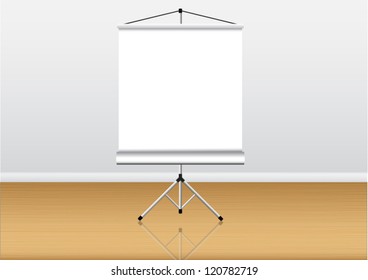 Projection screen . vector