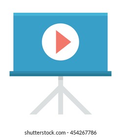 Projection Screen Vector Icon