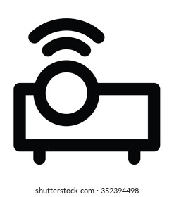 
Projector Bold Linen Icon
