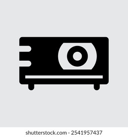 Projector Computer and Hardware Icons