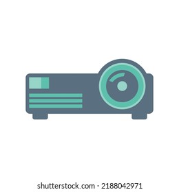 Projector Equipment - Cinema - Digital Film Media Device - Projector Vector Icon