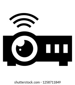 Projector glyph icon