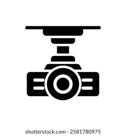 Projector Glyph Icon. Projector Icon