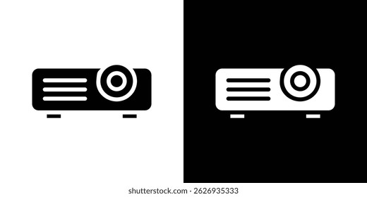 Concepto del icono del proyector, Ilustración vectorial